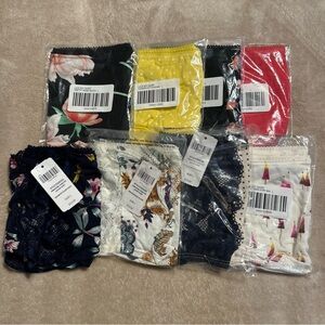 Soma embraceable signature lace boy short panty bundle- lg